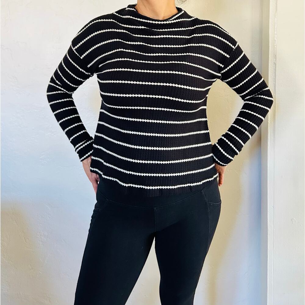 Anthropologie Striped Long sleeve Top